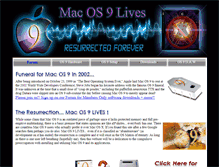 Tablet Screenshot of macos9lives.com